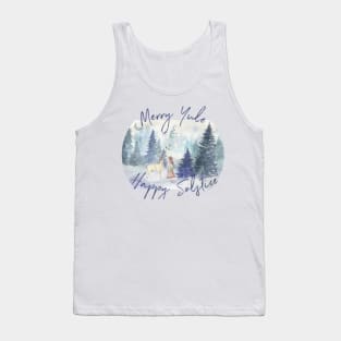 Merry Yule and Happy Solstice Tank Top